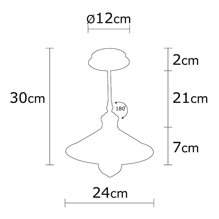 Lampa wisząca Staice kapelusz średnica 24 cm postarzane złoto  - zdjęcie 4