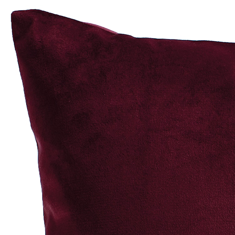 Poduszka dekoracyjna Sylvanca w tkaninie EASY CLEAN 45x45 cm burgundowa  - zdjęcie 2