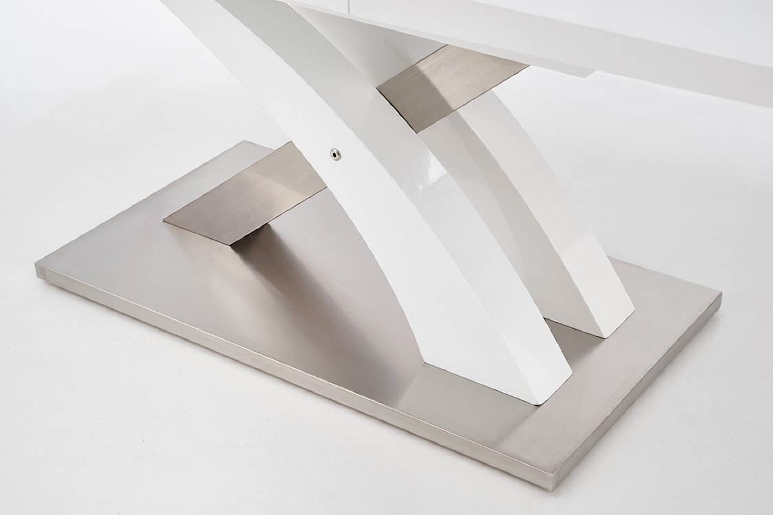 Stół rozkładany Reinosa 160-220x90 cm biały  - zdjęcie 4