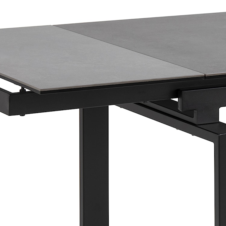 Stół rozkładany Ediazo 120-200x85 cm czarny  - zdjęcie 5