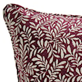Poduszka dekoracyjna Fybbion 30x50 cm burgundowa z wzorem  - zdjęcie 3