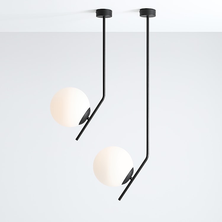 Lampa wisząca Pipeally 95 cm czarna  - zdjęcie 6