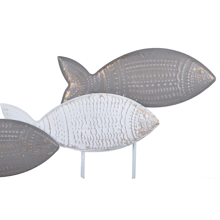 Dekoracja stojąca Chanartient metalowa ryby  - zdjęcie 3