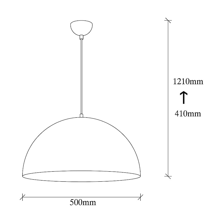 Lampa sufitowa Rientaki średnica 50 cm biała  - zdjęcie 10