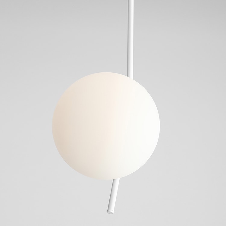 Lampa wisząca Pipeally 64 cm biała  - zdjęcie 5