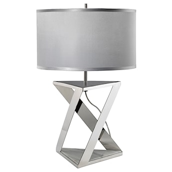 Lampa stołowa Egulo średnica 45 cm nikiel