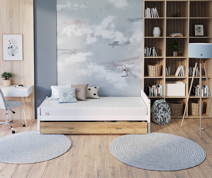 Materac dla dzieci 60x120 cm Achinam z kokosem  - zdjęcie 3