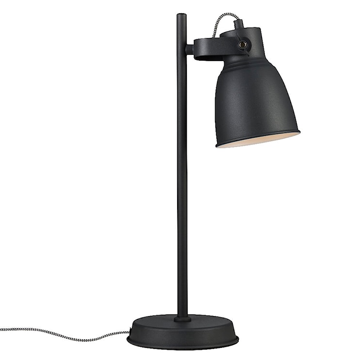 Lampka na biurko Adrian czarna industrialna