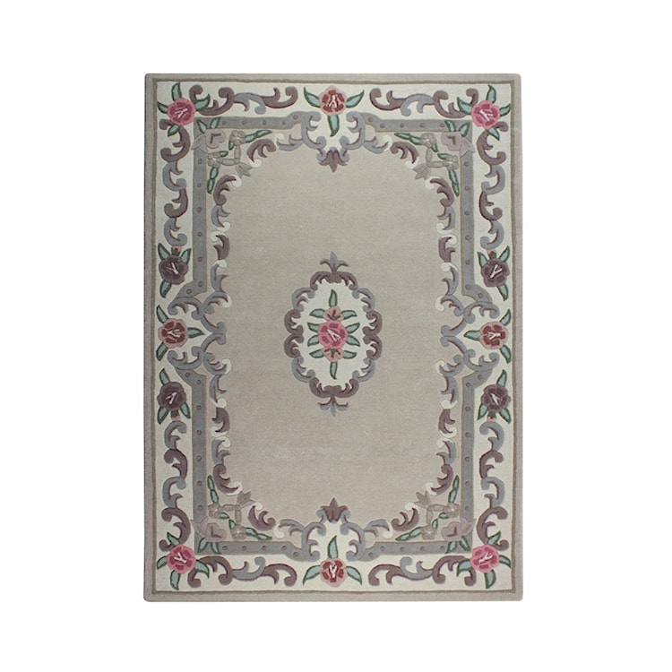 Dywan wełniany Aubusson beżowy Prostokątny/150x240 