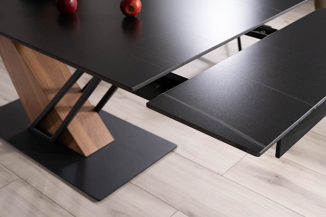 Stół rozkładany Genesis 180-240x90 cm czarny marmur/ jesion  - zdjęcie 10