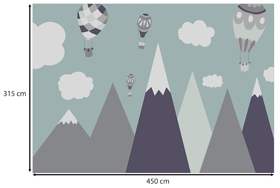 Fototapeta Balonowa kraina 450x315 cm  - zdjęcie 3