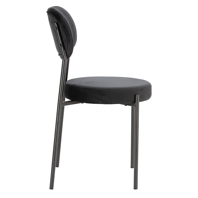 Krzesło tapicerowane Shoccur czarny velvet  - zdjęcie 8