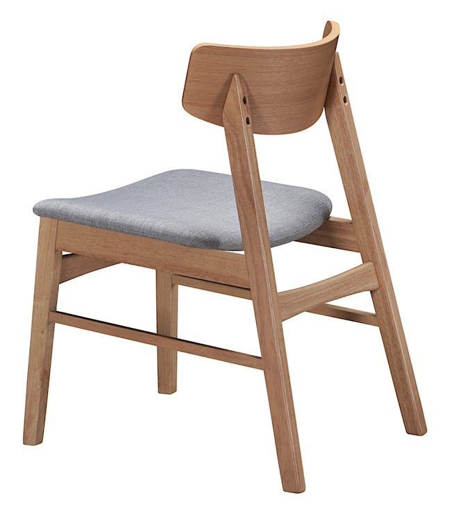Krzesło drewniane Paraves dąb naturalny/szare  - zdjęcie 12