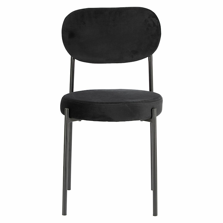 Krzesło tapicerowane Shoccur czarny velvet  - zdjęcie 3