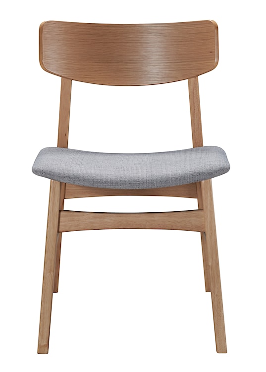 Krzesło drewniane Paraves dąb naturalny/szare  - zdjęcie 8