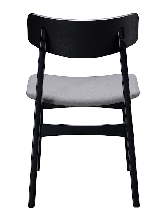 Krzesło drewniane Paraves dąb czarny/ jasnoszare  - zdjęcie 5