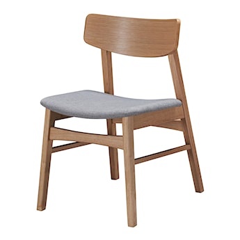 Krzesło drewniane Paraves dąb naturalny/szare
