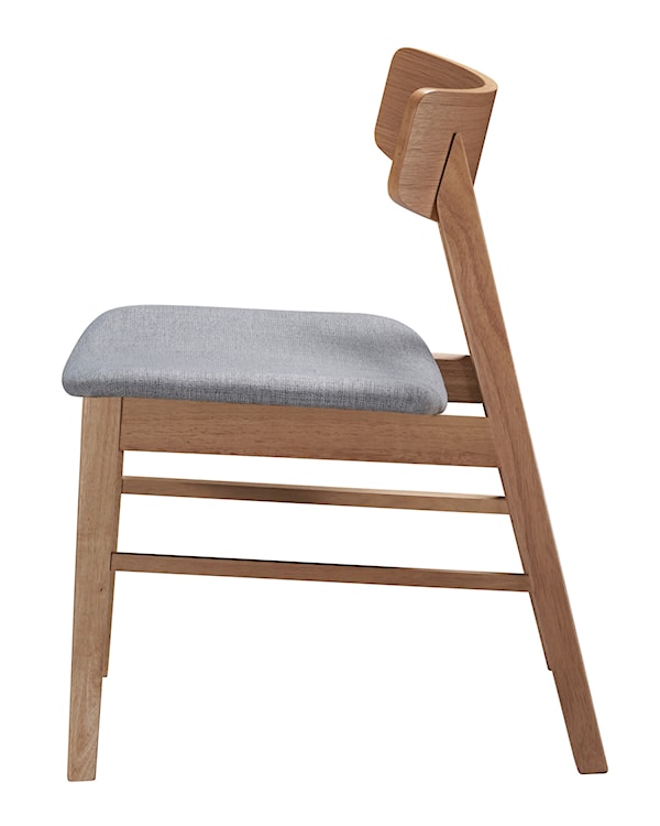 Krzesło drewniane Paraves dąb naturalny/szare  - zdjęcie 14