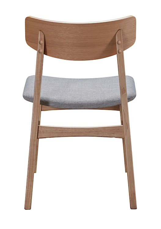 Krzesło drewniane Paraves dąb naturalny/szare  - zdjęcie 6
