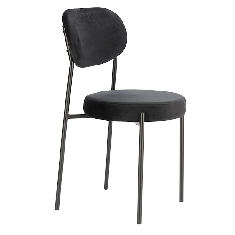 Krzesło tapicerowane Shoccur czarny velvet  - zdjęcie 4