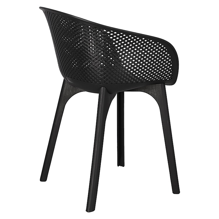 Krzesło z tworzywa Depleave czarne  - zdjęcie 6