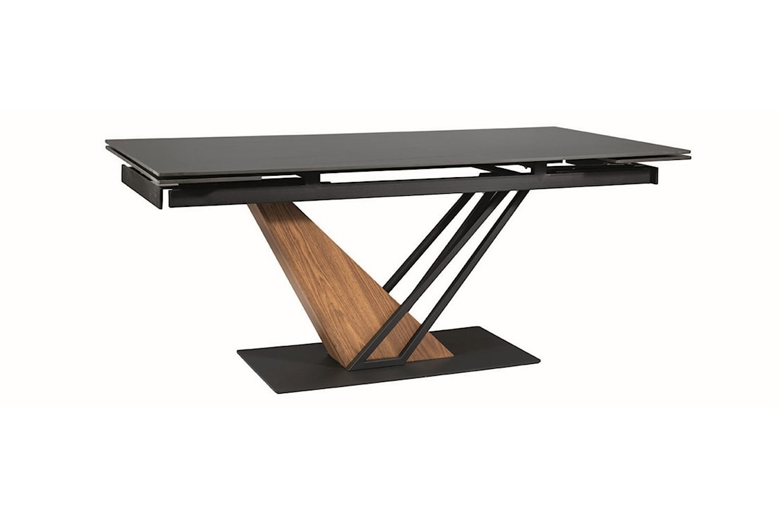 Stół rozkładany Genesis 180-240x90 cm czarny marmur/ jesion  - zdjęcie 5