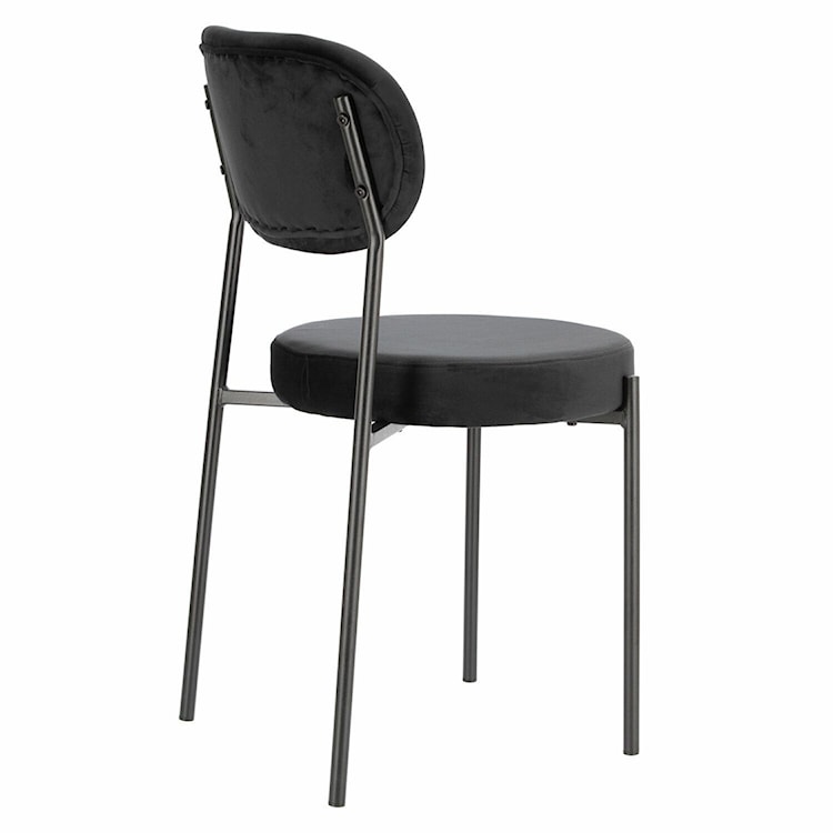 Krzesło tapicerowane Shoccur czarny velvet  - zdjęcie 7