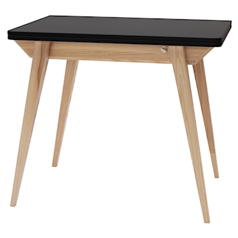 Stół rozkładany Envelope 65-130x90 cm czarny