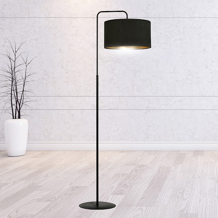 Lampa podłogowa Hellid 150 cm czarna  - zdjęcie 2