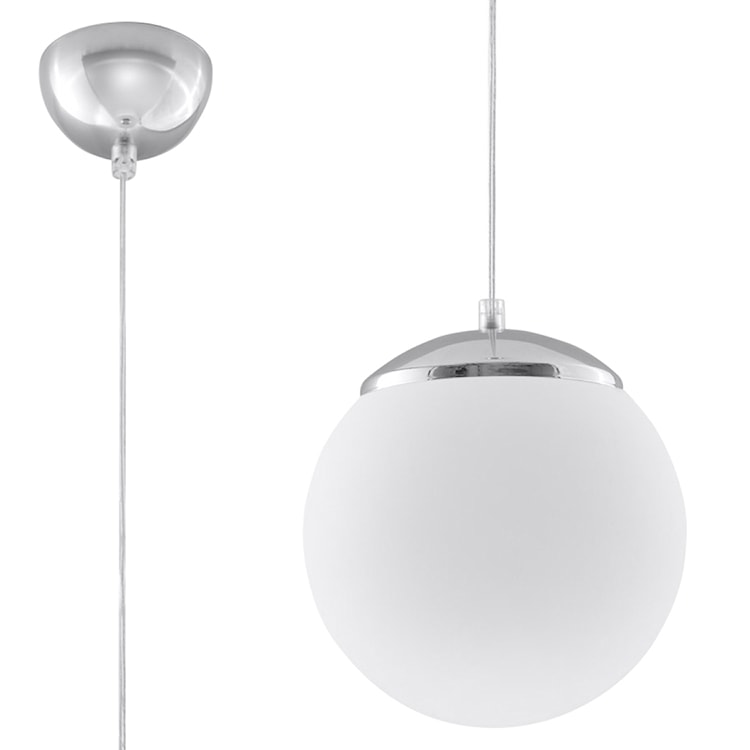 Lampa wisząca Blowly średnica 20 cm chromowana 