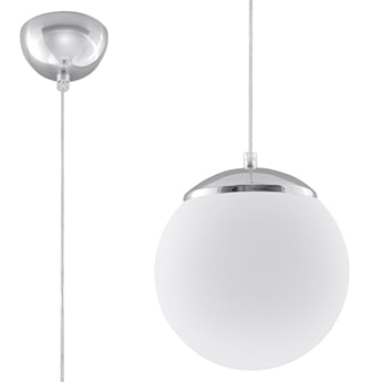 Lampa wisząca Blowly średnica 20 cm chromowana