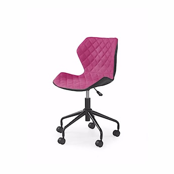 Fotel biurowy Forint czarno-różowy