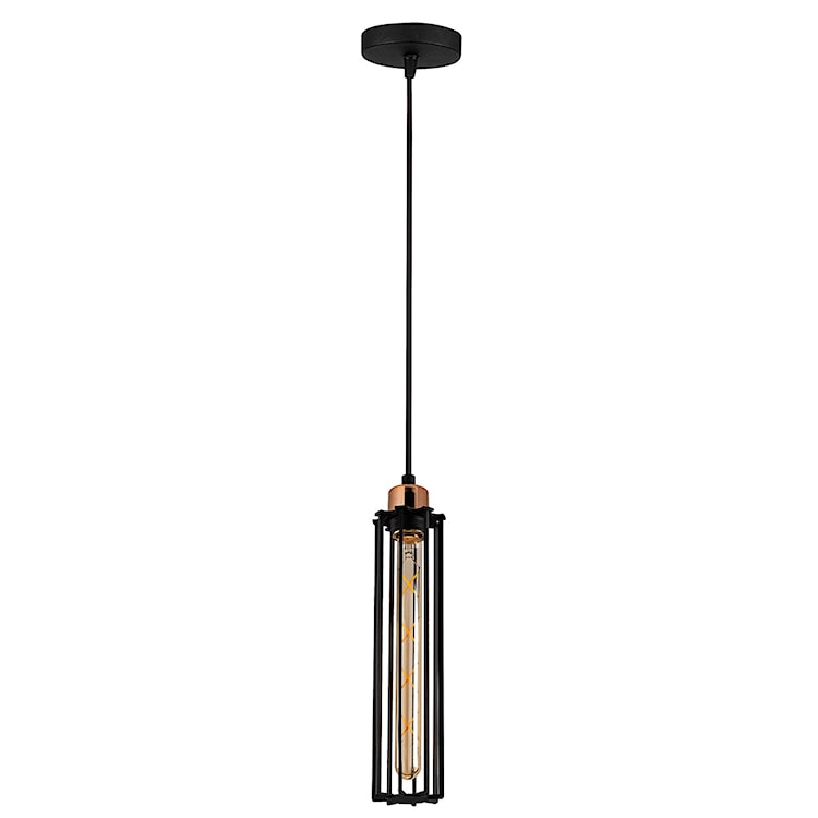 Lampa sufitowa Naomet średnica 8 cm czarna 