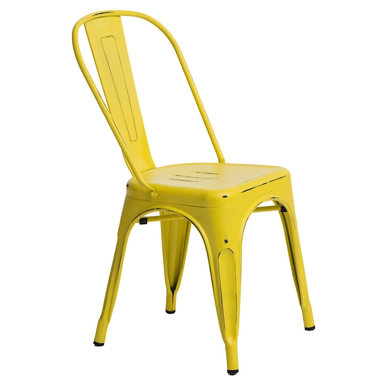 Krzesło Paris Antique żółte  - zdjęcie 8