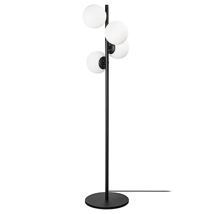 Lampa podłogowa Spinoza 130 cm czarno-biała