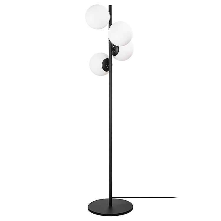 Lampa podłogowa Spinoza 130 cm czarno-biała 