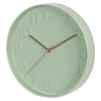 Zegar ścienny Naret zielony średnica 30,5 cm