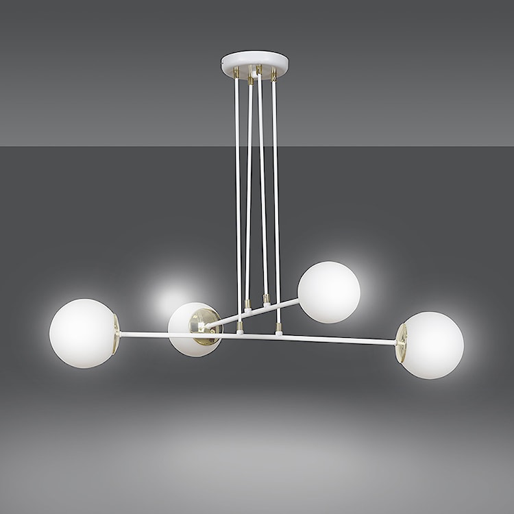 Lampa wisząca Rivarolo biała x4  - zdjęcie 2
