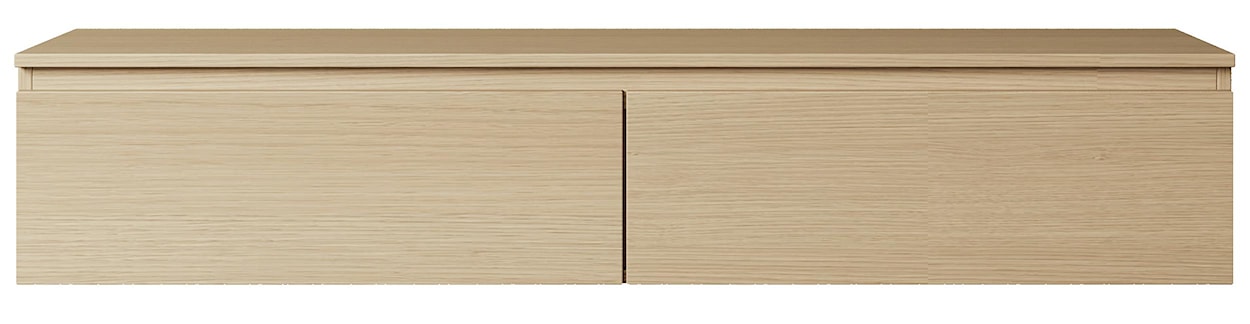 Szafka RTV Bemmi wisząca 150 cm dąb lindberg  - zdjęcie 4