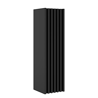 Szafka łazienkowa wisząca Bequal 34x125x36 cm czarna lamele