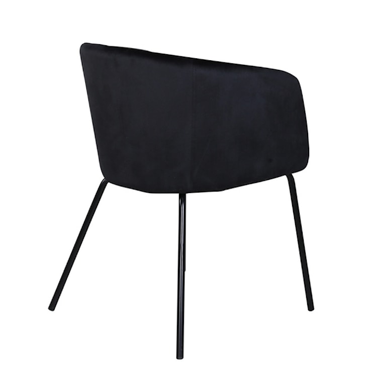 Krzesło tapicerowane Ressator czarny velvet  - zdjęcie 4