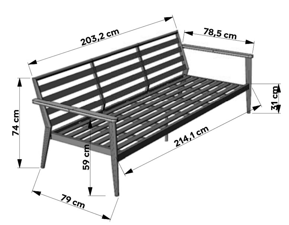 Zestaw ogrodowy pięcioosobowy Botteno aluminiowy szaro/czarny  - zdjęcie 27