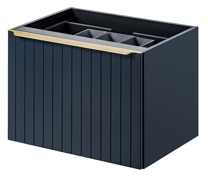 Szafka pod umywalkę Olimmi 60 cm granatowa lamele  