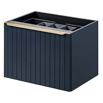 Szafka pod umywalkę Olimmi 60 cm granatowa lamele 