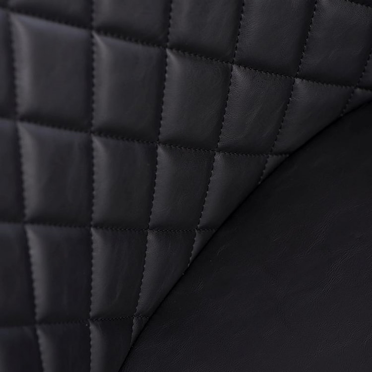 Krzesło tapicerowane Rox czarne  - zdjęcie 3