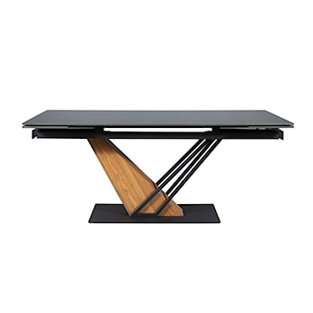 Stół rozkładany Genesis 180-240x90 cm czarny marmur/ jesion