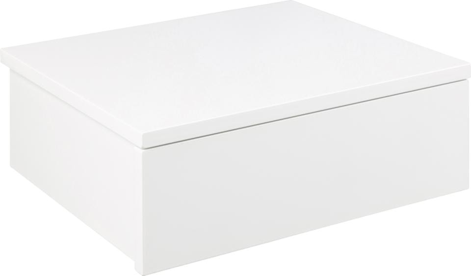 Szafka nocna Blazilles wisząca biała z szufladą na metalowych prowadnicach 37x32x13 cm