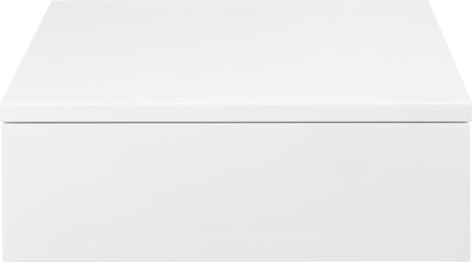 Szafka nocna Blazilles wisząca biała z szufladą na metalowych prowadnicach 37x32x13 cm  - zdjęcie 2