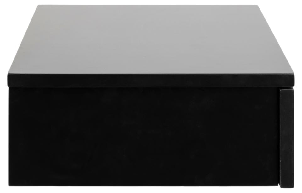 Szafka nocna Blazilles wisząca czarna z szufladą na metalowych prowadnicach 37x32x13 cm  - zdjęcie 5