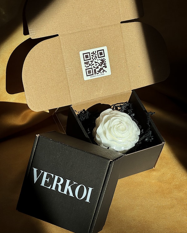 Świeca z wosku palmowego Rose Bow 155 g  - zdjęcie 3